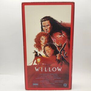 Willow 1988 VHS Lucasfilm Ron Howard Warwick Davis Val Kilmer Billy Barty